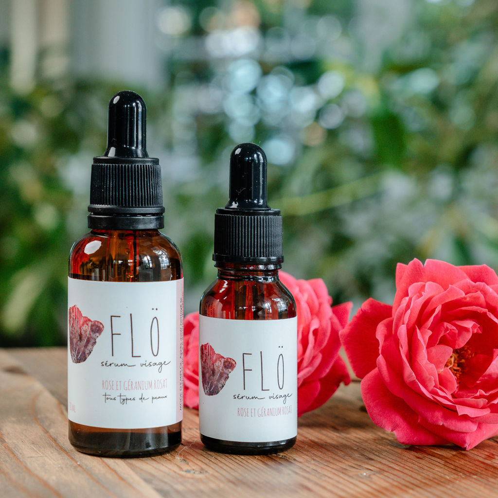 Sérum visage - Rose et Géranium rosat