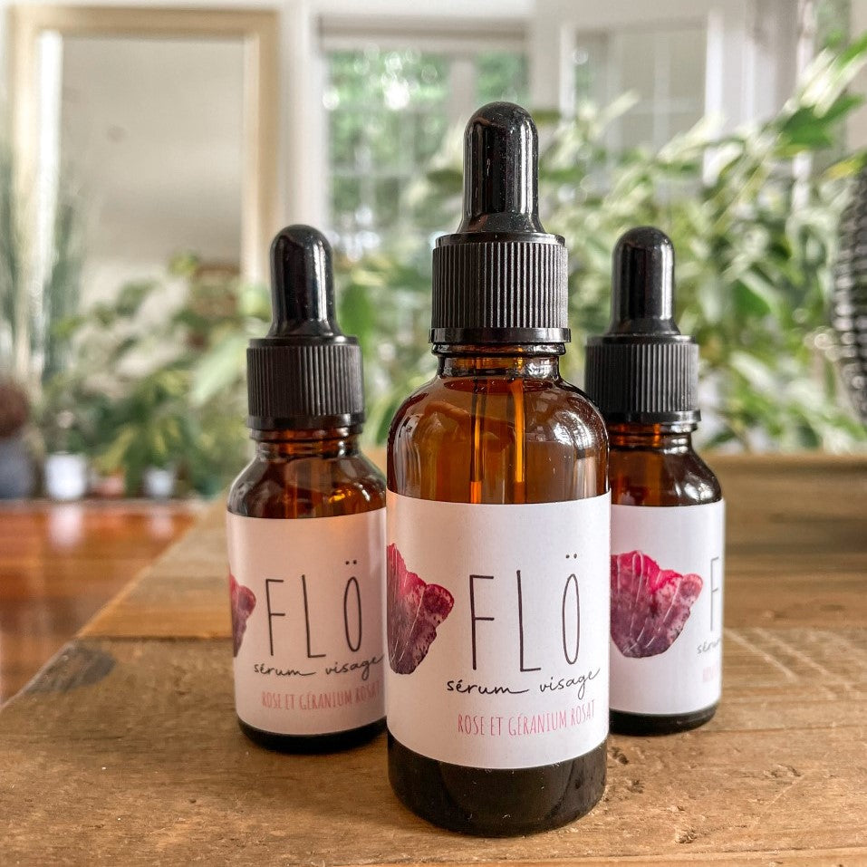 Sérum visage - Rose et Géranium rosat